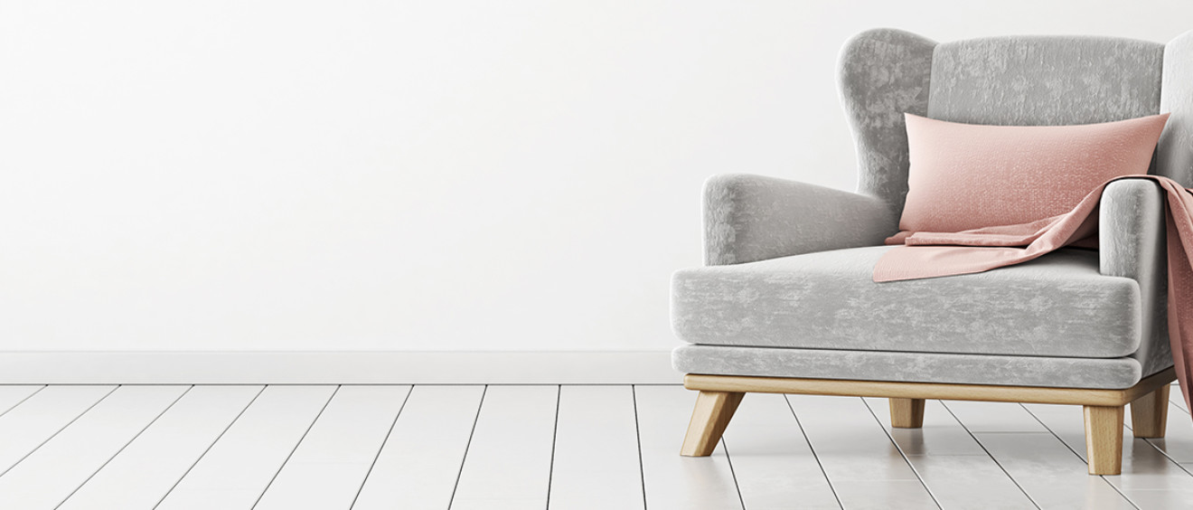 born furniture pastel pink wingback