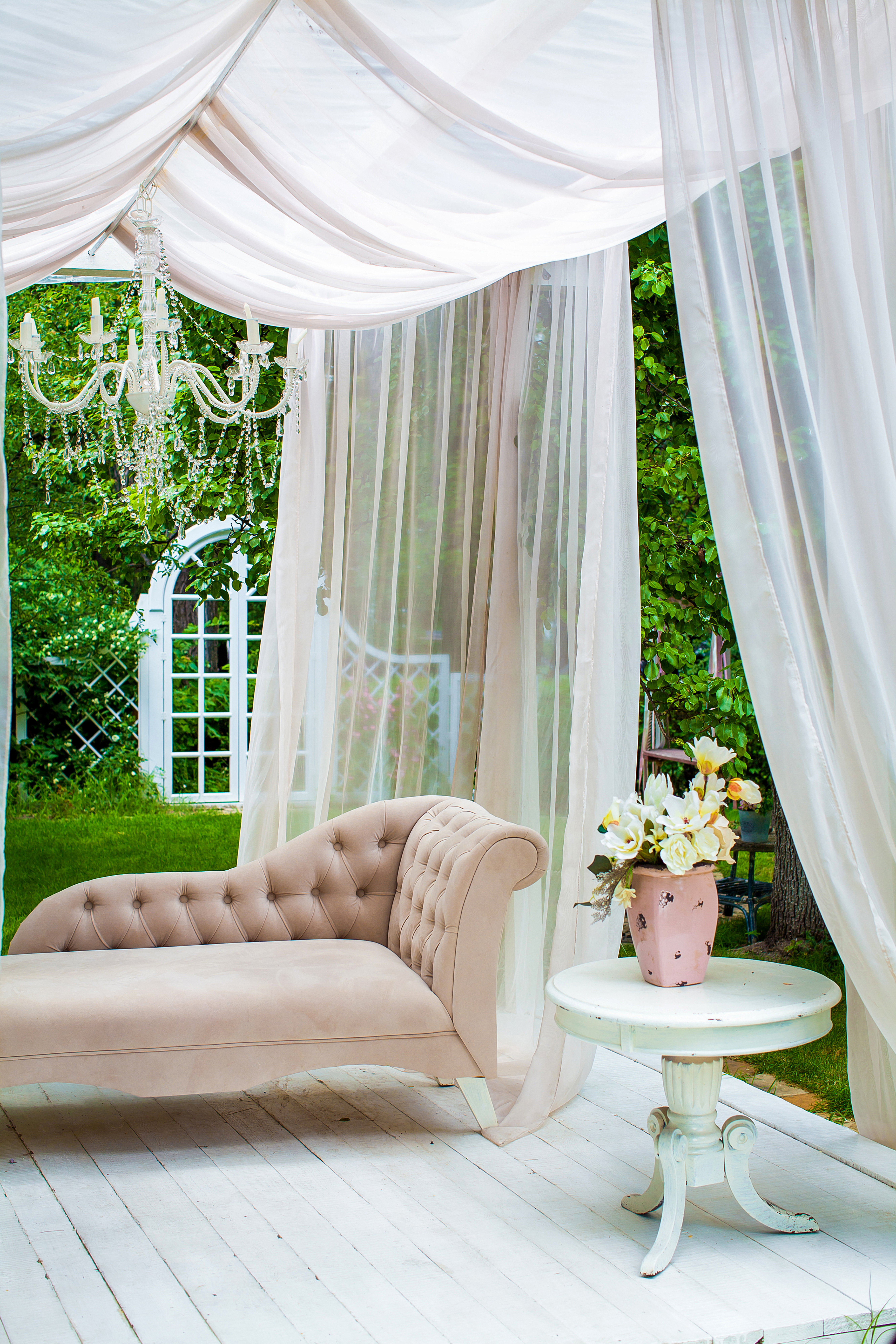 born furniture chaise pastel pink fabric