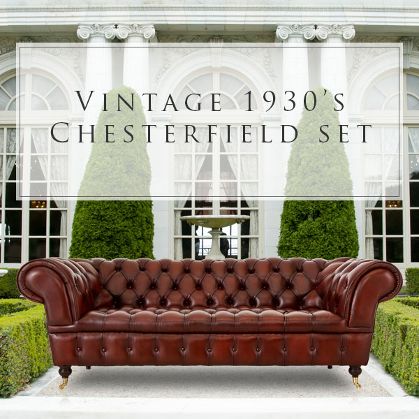 1930 Vintage Chesterfield