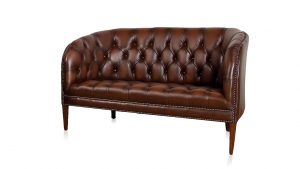 Born Furniture, Chesterfield, Small Chesterfield, Small Sofa, Tufted sofa, tufted couch, Leather, leather sofa, Sofa, couch,