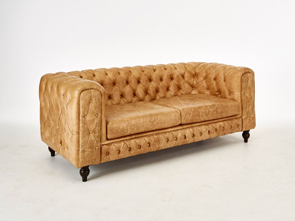 Born Furniture Teresa Chesterfield leather chesterfield sofa contemporary chesterfield