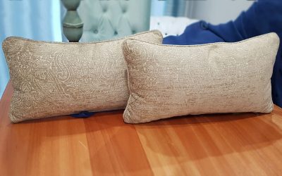 Gold Fabric Scatter Cushion